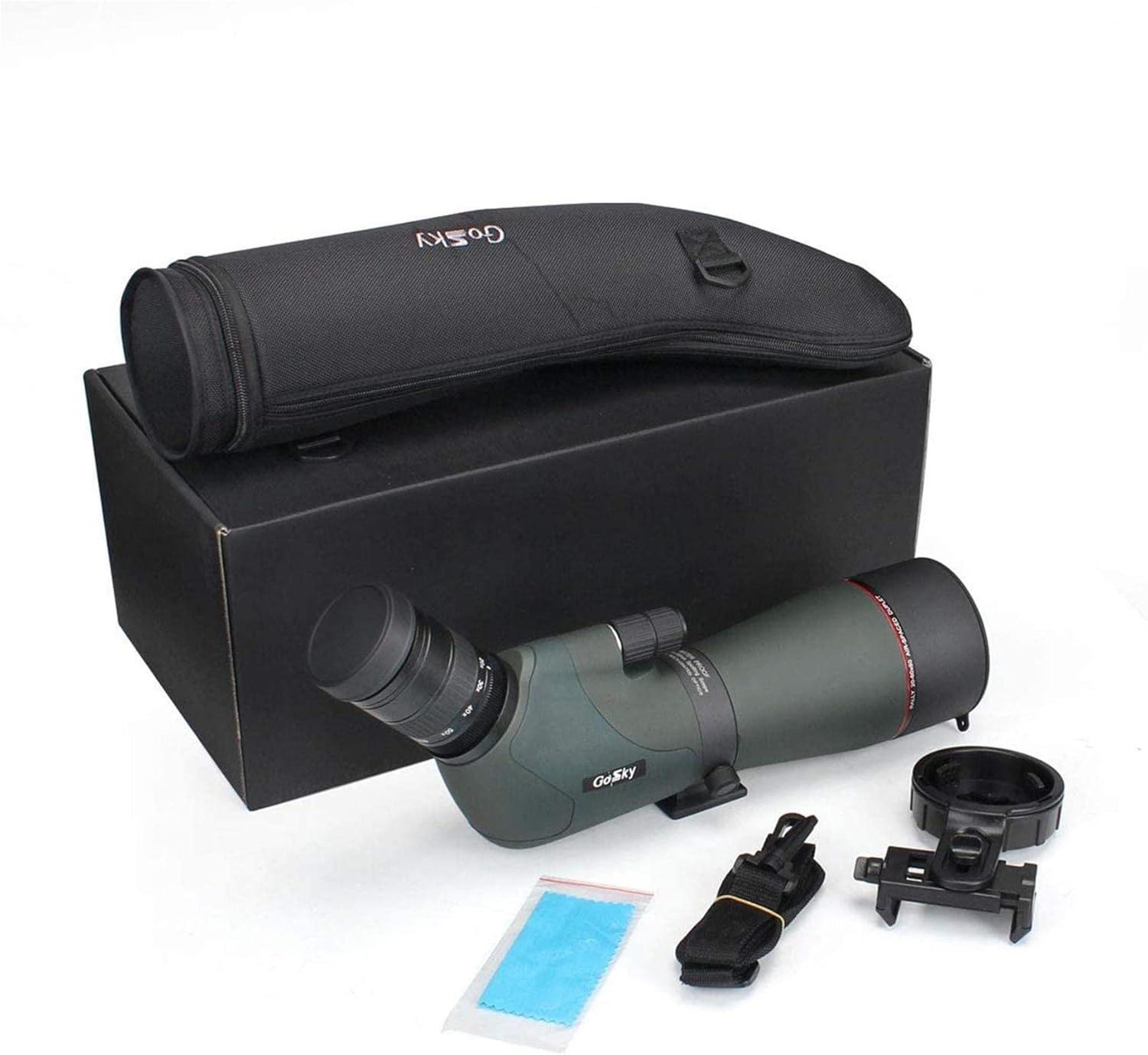 Black Friday Clearance Gosky Newest 20-60x80 Dual Focusing Spotting Scope - Waterproof HD Optics Zoom Scope with with Carrying Case and Smartphone Adapter for Hunting Bird Watching Target Shooting Astronomy Scenery Best Deal Gosky Newest 20-60x80 Dual Focusing Spotting Scope - Waterproof HD Optics Zoom Scope with with Carrying Case and Smartphone Adapter for Hunting Bird Watching Target Shooting Astronomy Scenery