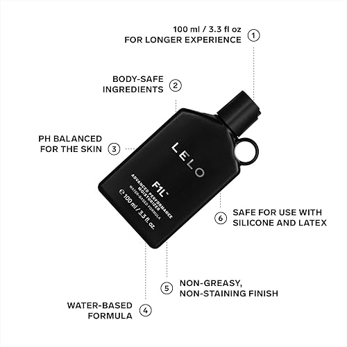 Miniatura 2 de LELO F1L Lubricante a base de agua suave y sedoso, lubricante personal a base de agua, lubricantes personales para privacidad, 3.3 onzas líquidas