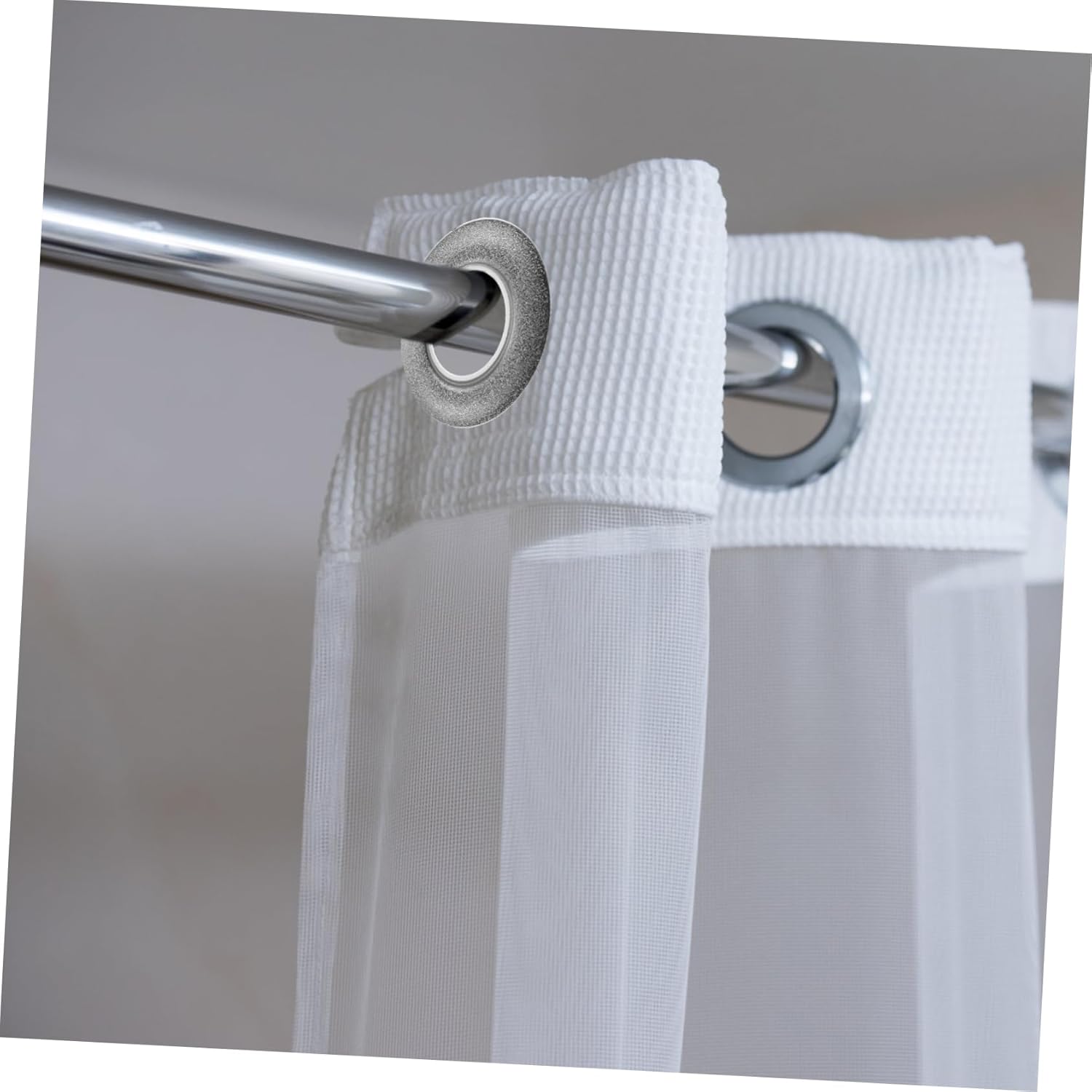 80pcs Plastic Drapery Grommets for Replacement Self-Locking Curtain Grommets Simple Installation and Elegant Design