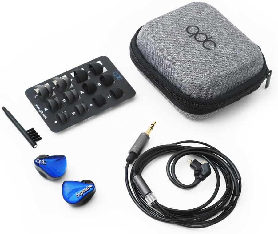 qdc SUPERIOR Azure Blue [10mmシングルフルレンジダイナミック