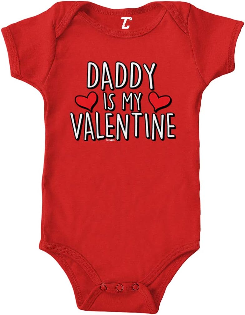 Tcombo Daddy is My Valentine - Cute Cupid Bodysuit