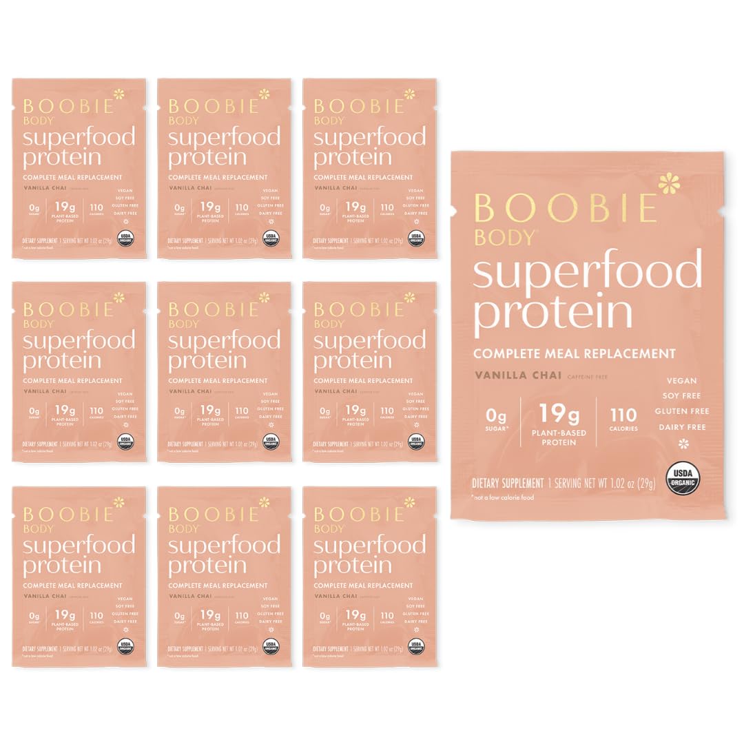 Boobie Pregnancy Safe 19g Protein Shake - Vanilla Cookie -10 Single Packets — Amazon image 10