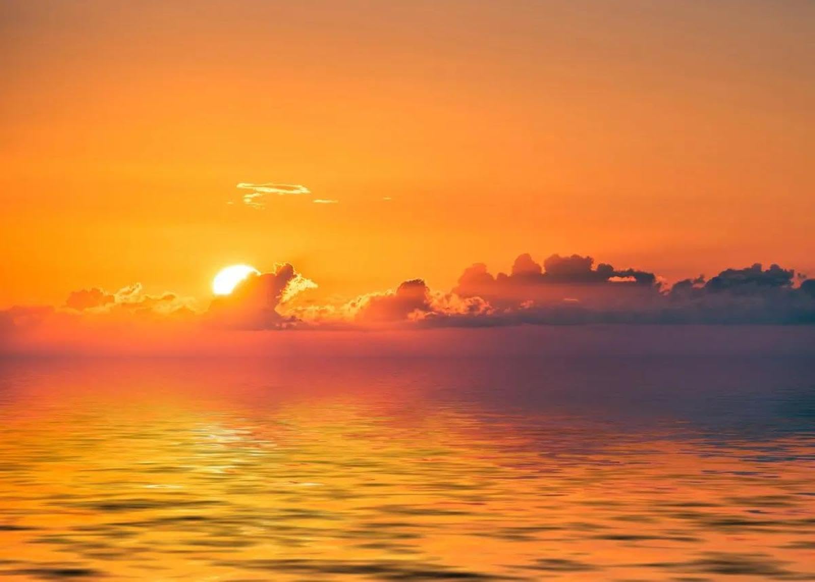 SHINERING Sunsets Natural Sea Beach Landscape Poster And Prints Picture Canvas Painting Wall Art For Living Room Home Decor A11 21X30Cm Unframed