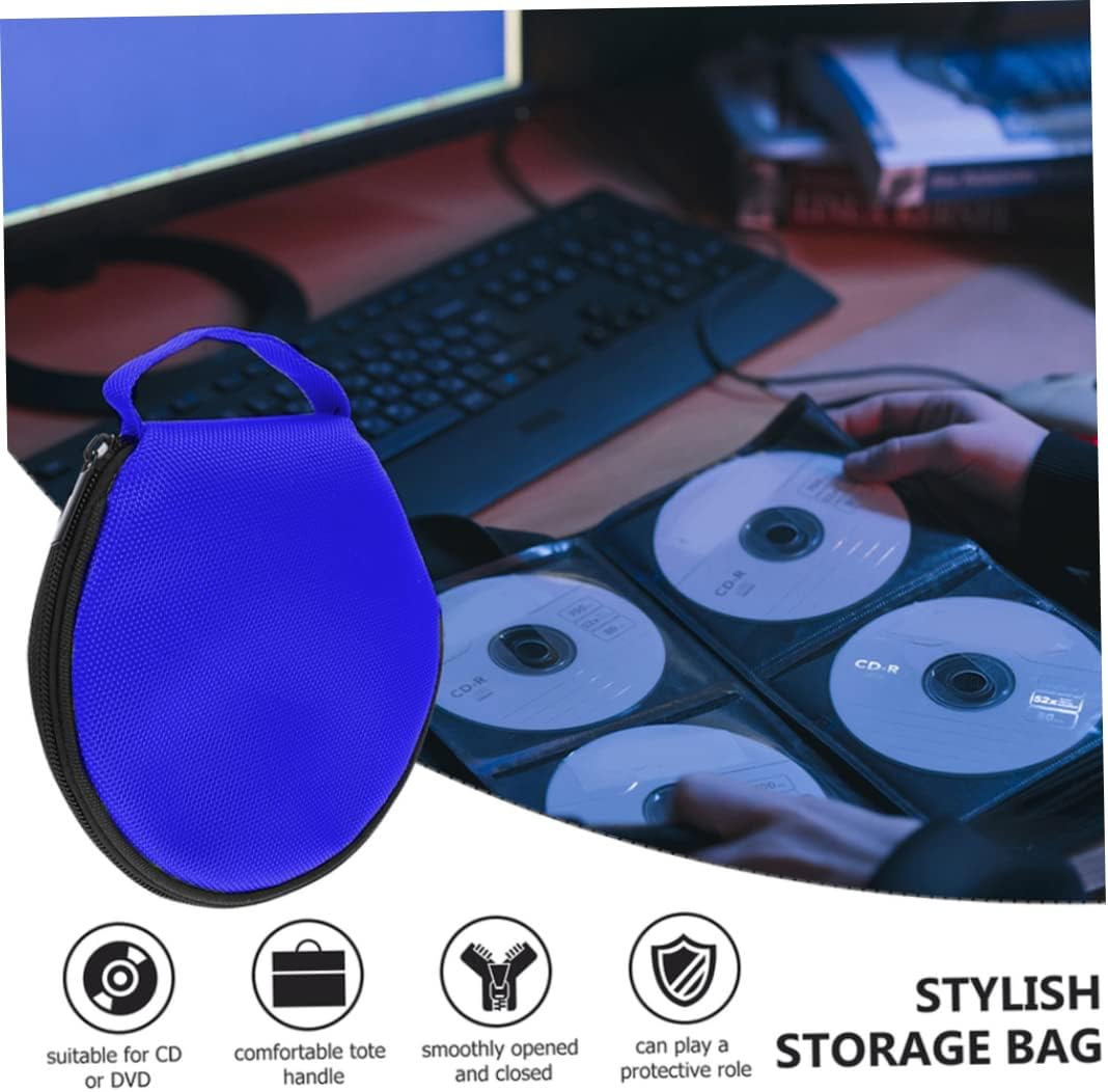 Havamoasa CD Case,CD Holder,DVD VCD Wallet Holder Storage Case Organizer Protective Zipper CD Case Holder Car Storage Wallet Bag 20 Slots : Home & Kitchen