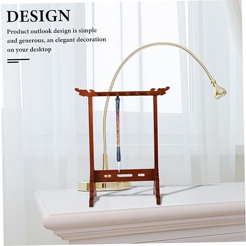 Miniatura 5 de Cabilock 1 unids Vintage Simple Bamboo Brush Colgante Pen Holder Creative Pen Rest para estudiantes (cepillo de bambú dragón colgante)