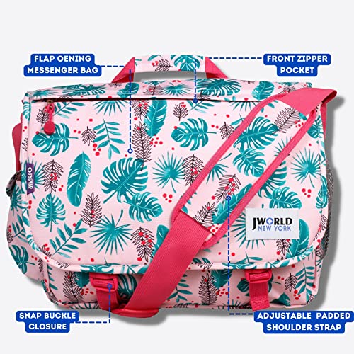 Image of J World New York Thomas Laptop Messenger Bag for Women & Men. Kids Computer Bookbag