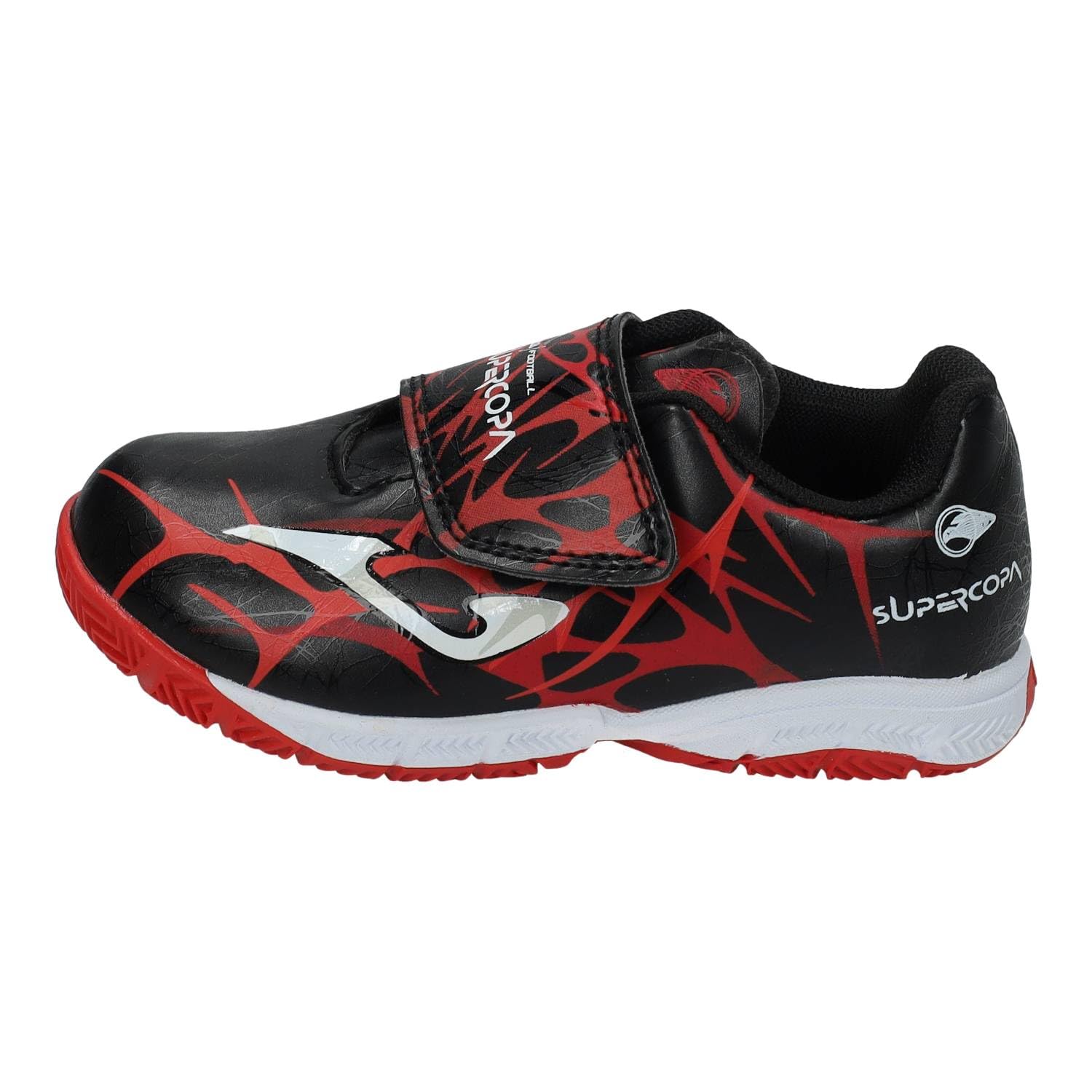 Joma SCJS2501INV Zapatillas fútbol Sala niño Supercopa JR, Cierre Adhesivo, Suela Antideslizante para Indoor NIÑO Zapatillas