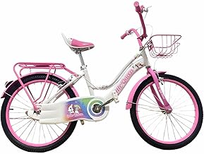 دراجة ركوب للأطفال ليتل كوين، مناسبة للأطفال بعمر 8 سنوات، بمقاس 50 سم، لون وردي