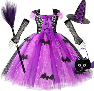 Fantasia Bruxinha Roxa - Fantasia Halloween Menina Fantasia Luxo Cosplay Vampira Infantil Vampirina Malevola