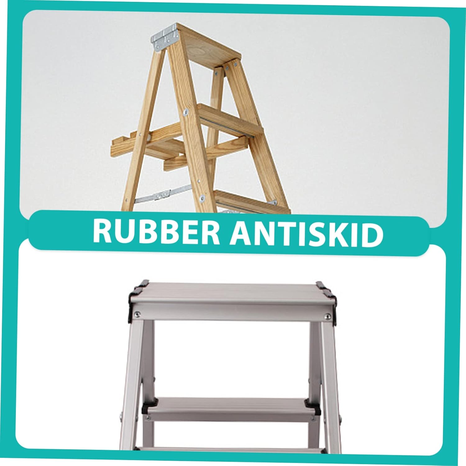 ARTIBETTER 2sets Ladder Stabilizer Non- Mat for Ladder Pole Attachment Sturdy High-Grade Easy Installation for Electricians and Renovation Workers