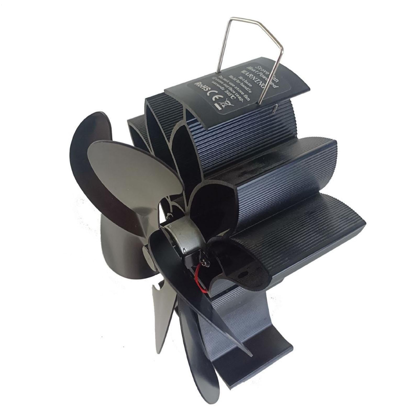 Ventilatore per stufa a legna alimentato a calore, ventilatore | per caminetto a caldo - Ventilatore silenzioso - Ventilatore per , ventola termica, aria calda circolante,