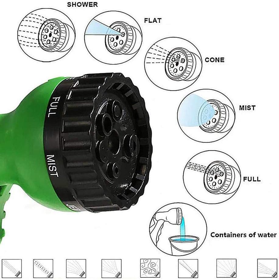 Portable Shower 8L Outdoor Camping Shower High Pressure Shower Solar Garden Shower Travel Car Wash System Multifunctional Water Gun for Beach Swimming Outdoor Traveling Hiking