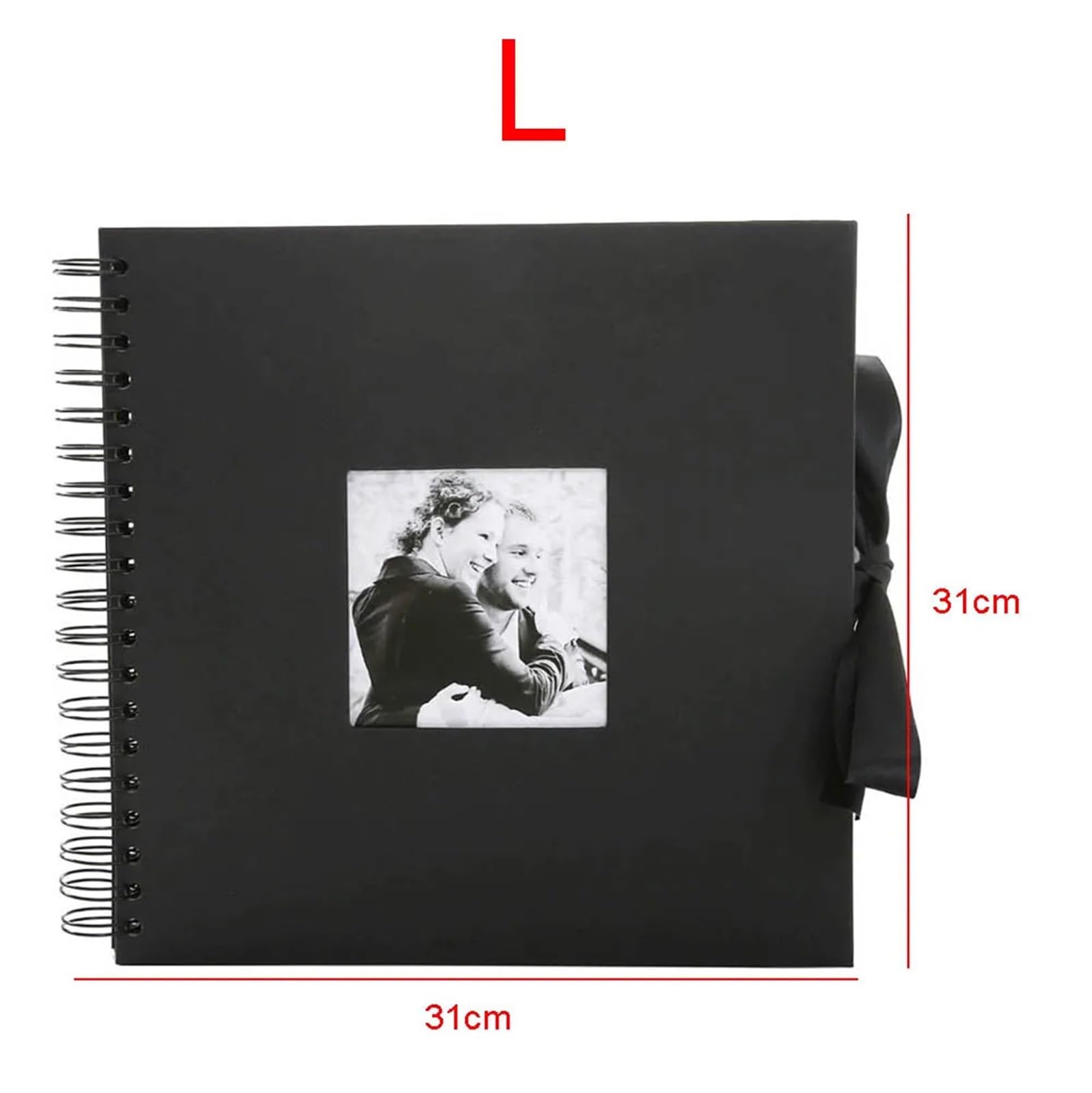 Álbum de fotos Álbum de fotos creativo 31 x cm, 30 páginas negras, papel for manualidades, álbumes recortes, fotografías for aniversario boda