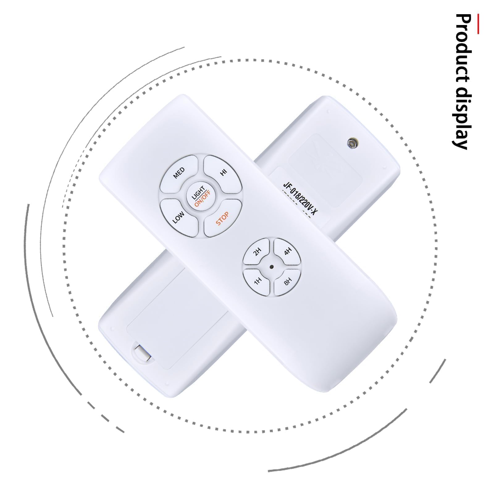 Telecomando di ricambio compatibile con ventilatore da soffitto universale, 3 in 1（Prima dell'associazione:Spegnere l'interruttore principale, attendere 10 secondi, quindi riaccenderlo.）
