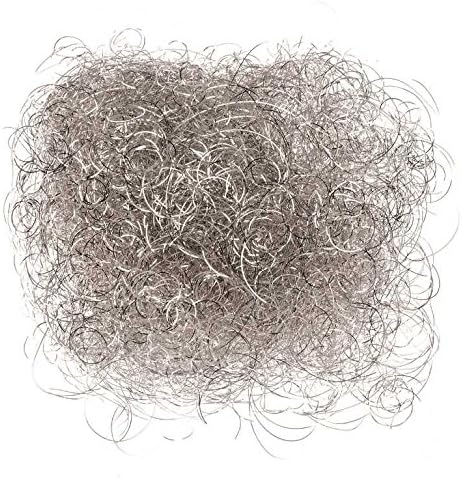 Glorex Tinsel Hair Tinsel Hair Curly Silver 13 x 11.5 x 2 cm