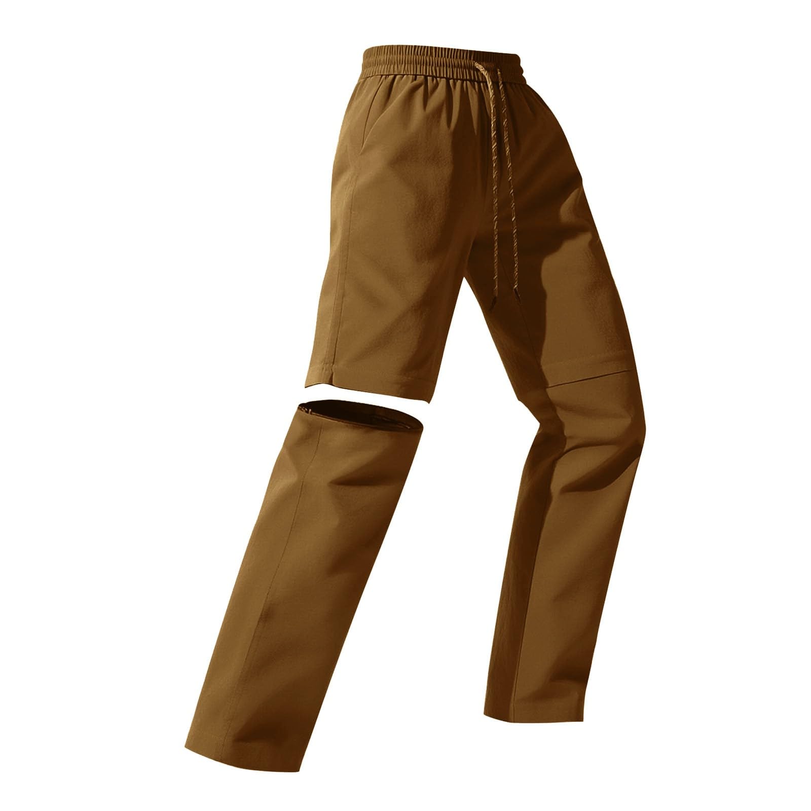 Pantalon Randonnée Femme Zippé Convertible Léger à séchage Rapide léger et Amovible étanche Respirant et à Séchage Rapide idéal pour Le Safari, pour l'été et Le Travail