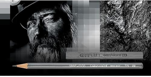 Miniatura 2 de Caran d'Ache Juego de tubos redondos de 15 piezas Grafwood