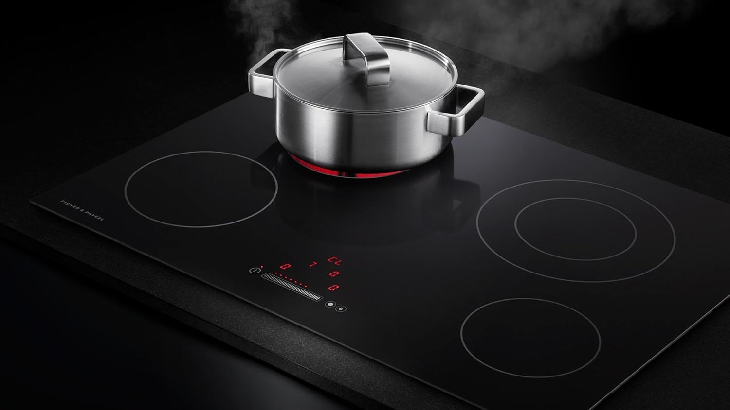 Fisher & Paykel CE365DTB1, 36-Inch Electric Cooktop, 5 Elements, Series 5, Black