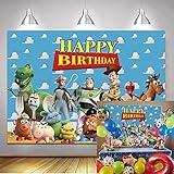 Este telón de fondo es adecuado para suministros de estudio de fotografía, fiestas de cumpleaños de niños, fondo de decoración de fiesta de cumpleaños de historia de juguetes y otras decoraciones de fondo de fiesta temática de historia de juguetes, etc.