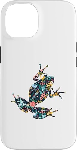Miniatura 4 de Funda con diseño de rana floral para iPhone 11 Pro Max para mujer y niña