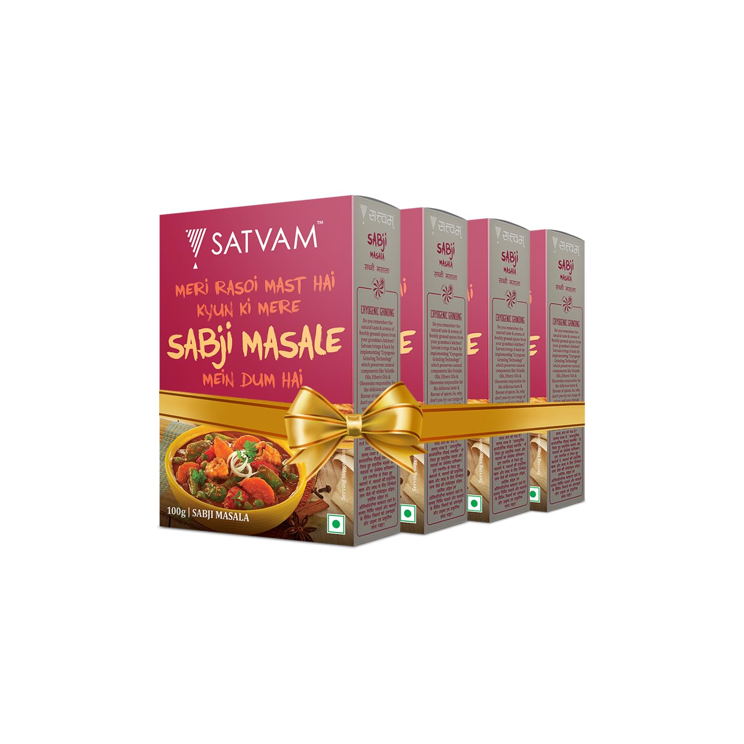 Satvam Sabji Masala (Pack of 4)|(4 * 100g) Combo (B09B22SSRN) Amazon Price History, Amazon Price Tracker