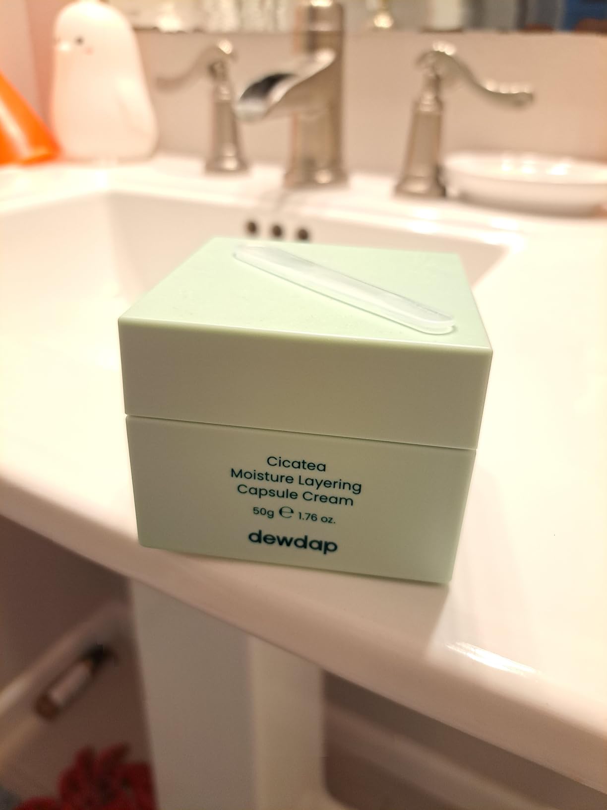 DEWDAP Cicatea Moisture Layering Capsule Cream, Niacinamide, Centella Asiatica for Deep Hydration, Face Moisturizer for Sensitive Skin, Korean Skincare (1.69 Fl Oz / 50ml)