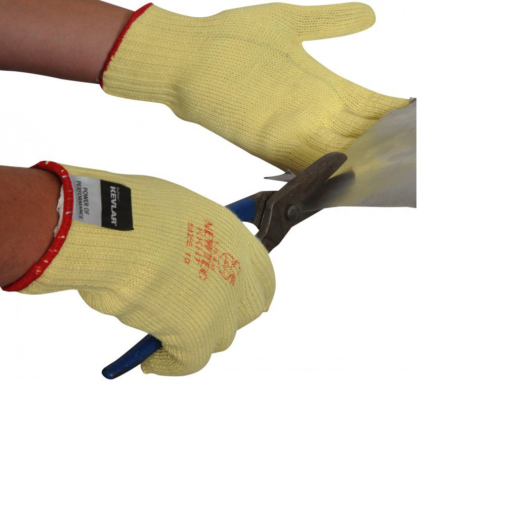 Ultimate Industrial KKH7 - MEDIUM KKH7 Standard Heavy Weight Kevlar Gloves, Single Pair, Size 8/Medium, Yellow