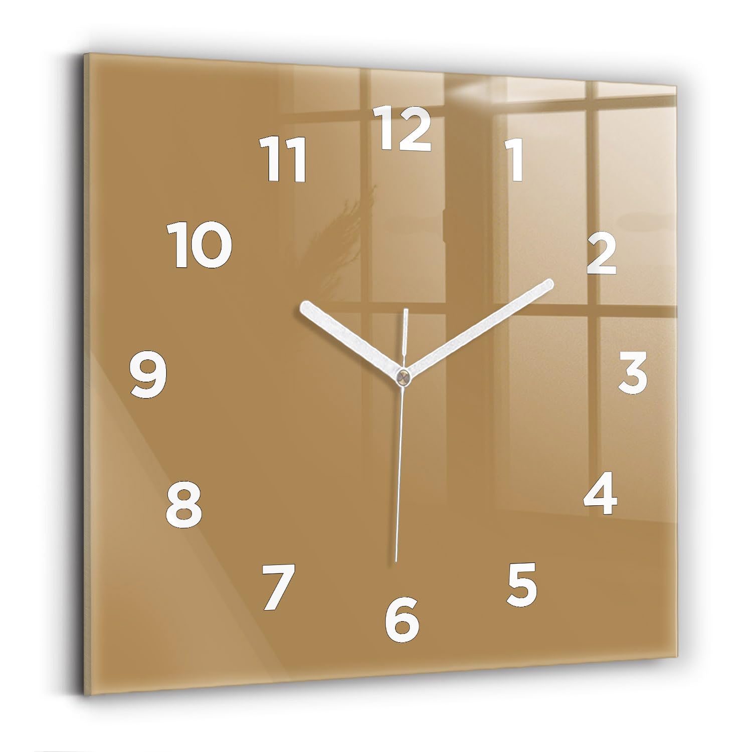 Horloge murale silencieuse 30x30 cm pour supprimer le bruit des aiguilles dans la chambre