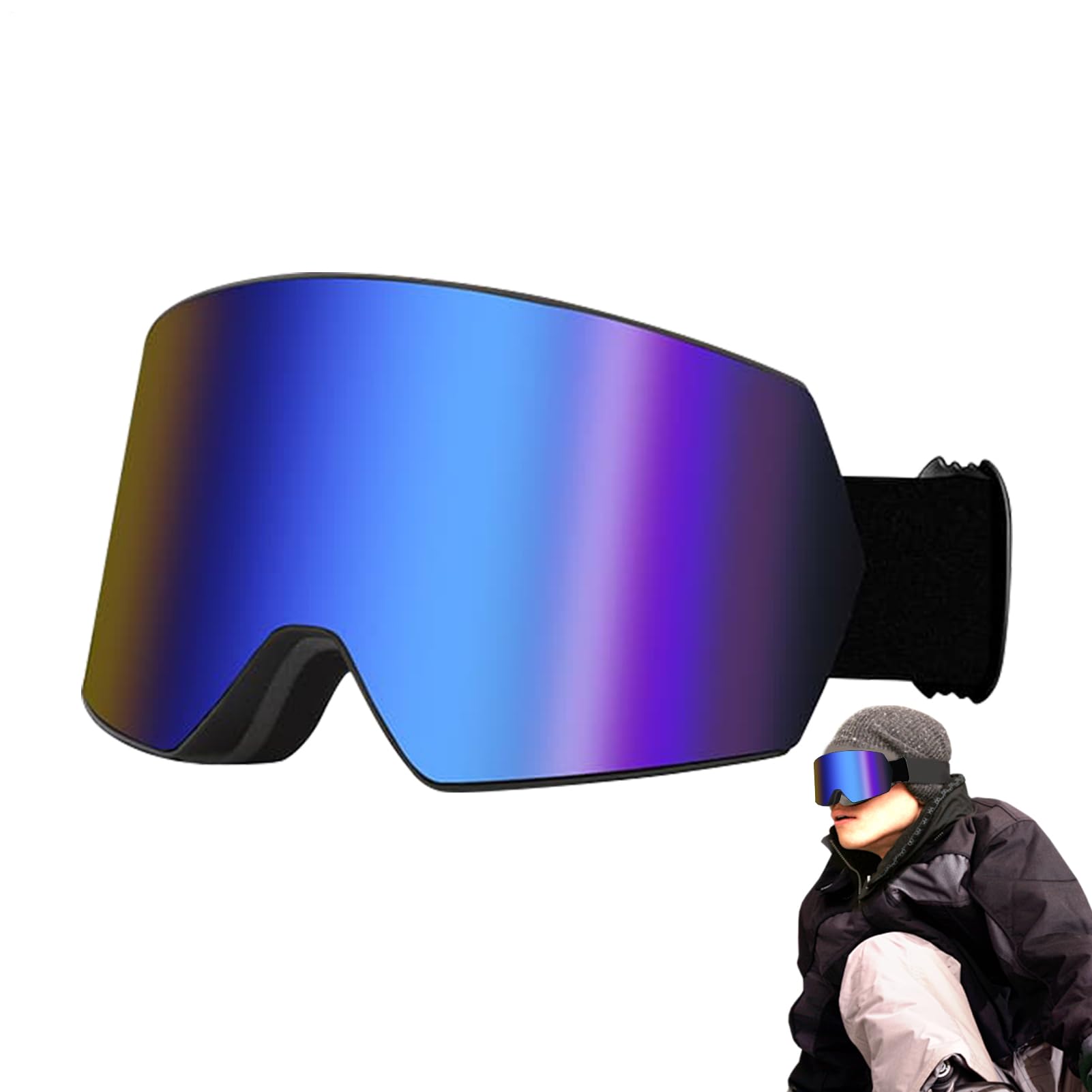 Gafas de esquí resistentes al viento que evitan la fatiga ocular 8