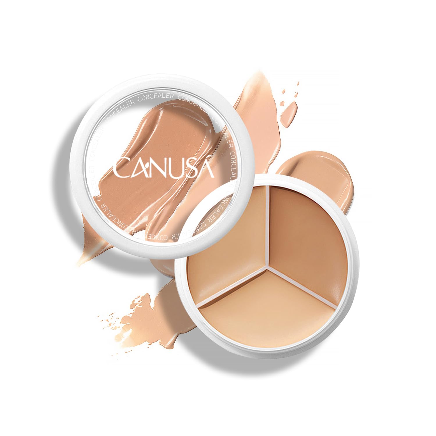 Tri-Color Concealer Palette Limited Holiday Edition Full Coverage Waterproof for Flawless Makeup