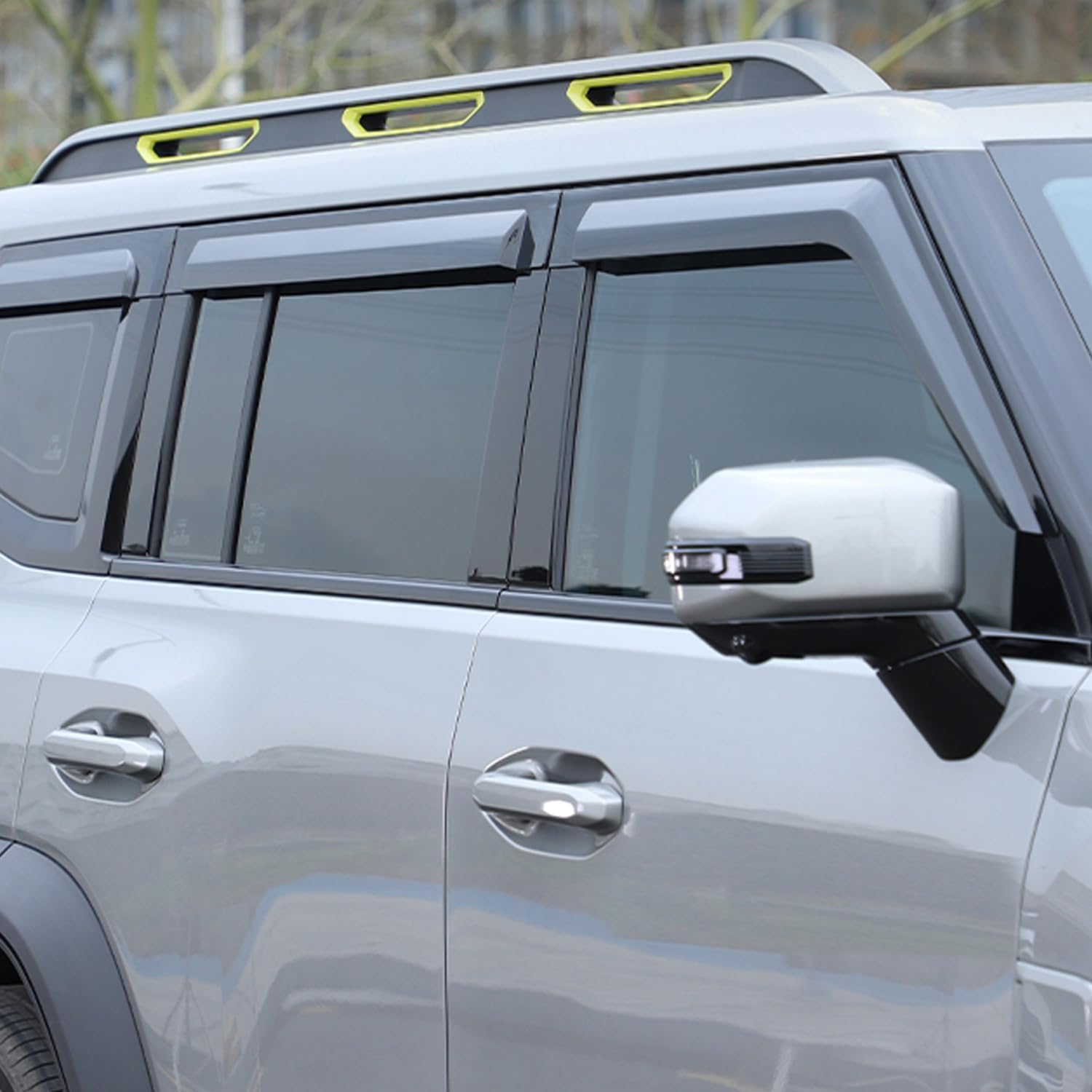 for Jetour Traveller T2 2023-2025 Window Visor Guard Deflector Rain Shield 6pcs Car Accessories