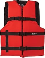 Onyx General Purpose US Coast Guard Approved Life Jacket - Adult Universal Boating Vest, Secure Fit for Water Safety