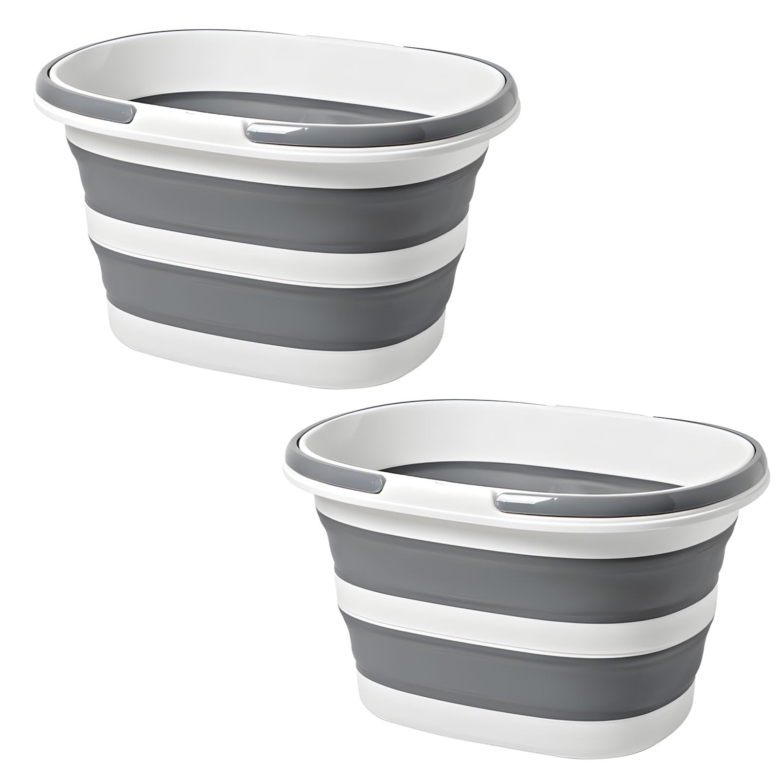 our fave Of 2 Foldable 16L Water Buckets for Camping Fishing Home Use Household Bucket