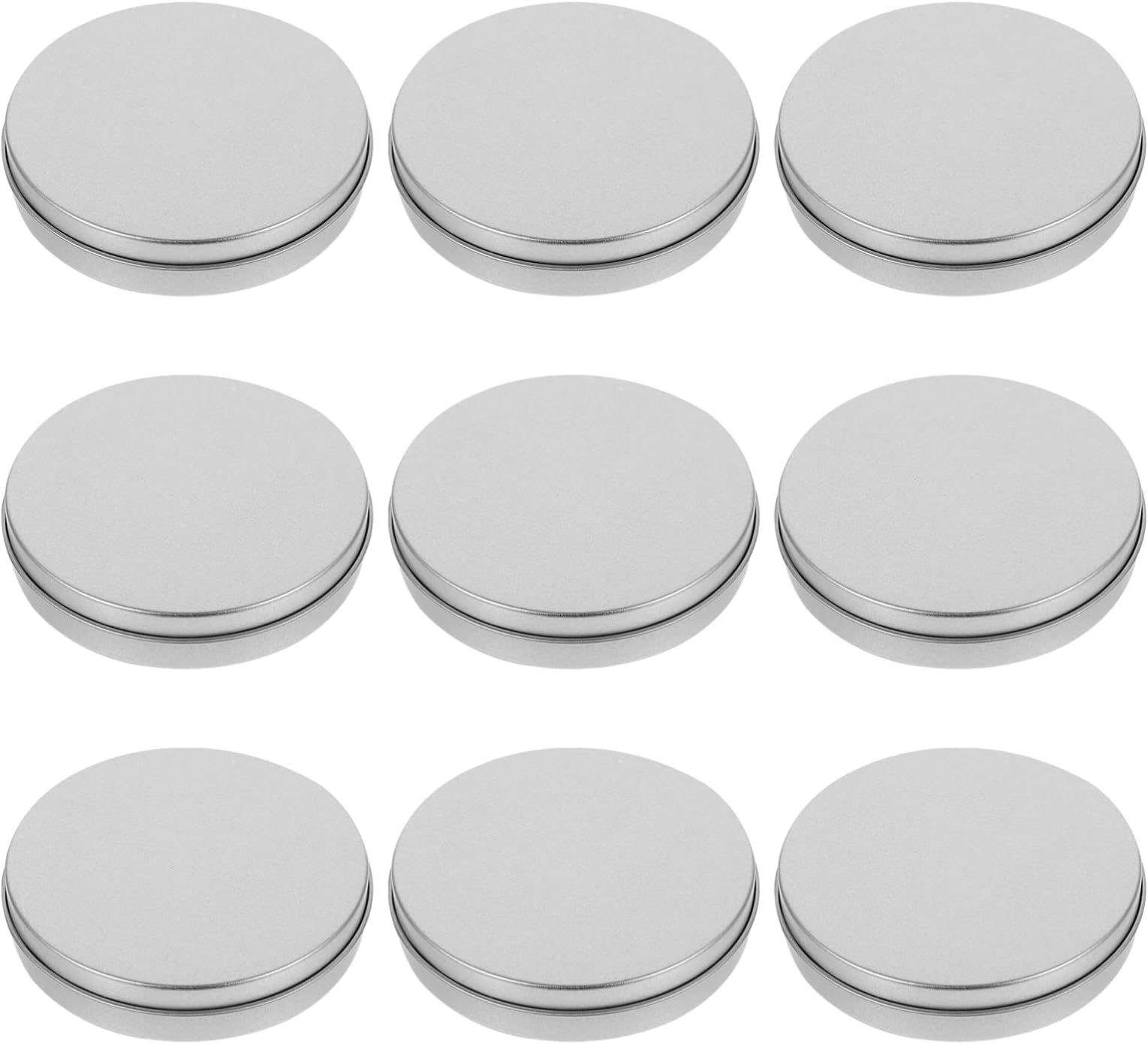 Artibetter Korean Sugar Candy Tin Box 10pcs Korean Sponge Sugar Candy Round Tin Cookie Biscuit Container