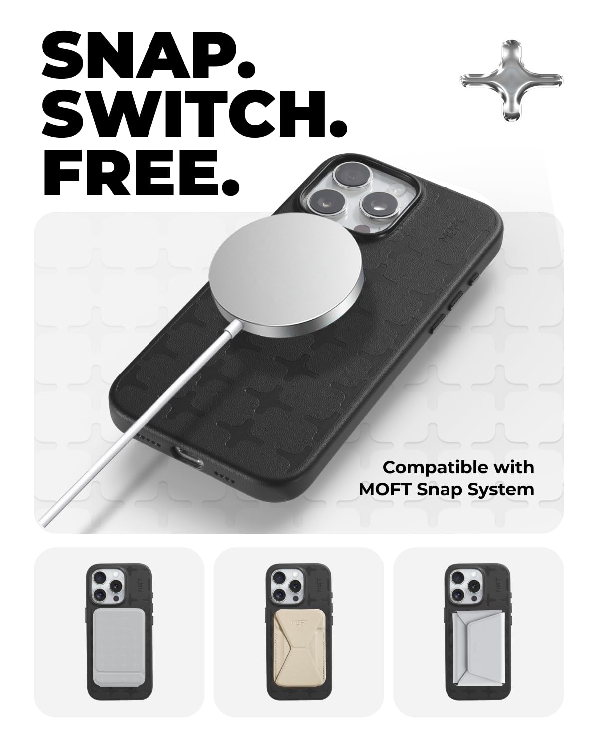 mofmof☺︎ Amazon.com: MOFT X TOMBOGO Snap Case MOVAS for iPhone 16 Pro