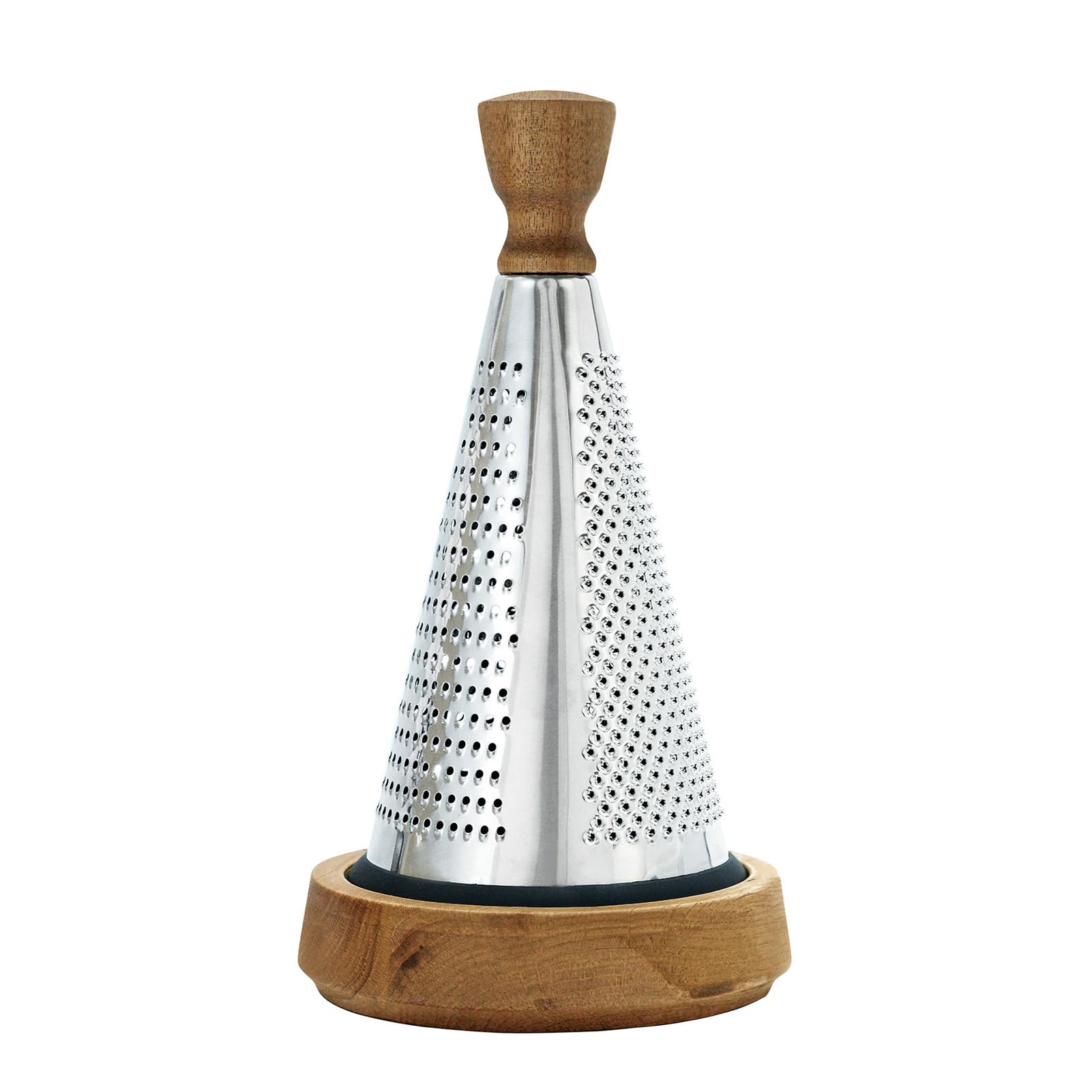 Râpe à fromage en inox avec socle pour ne plus glisser en cuisine