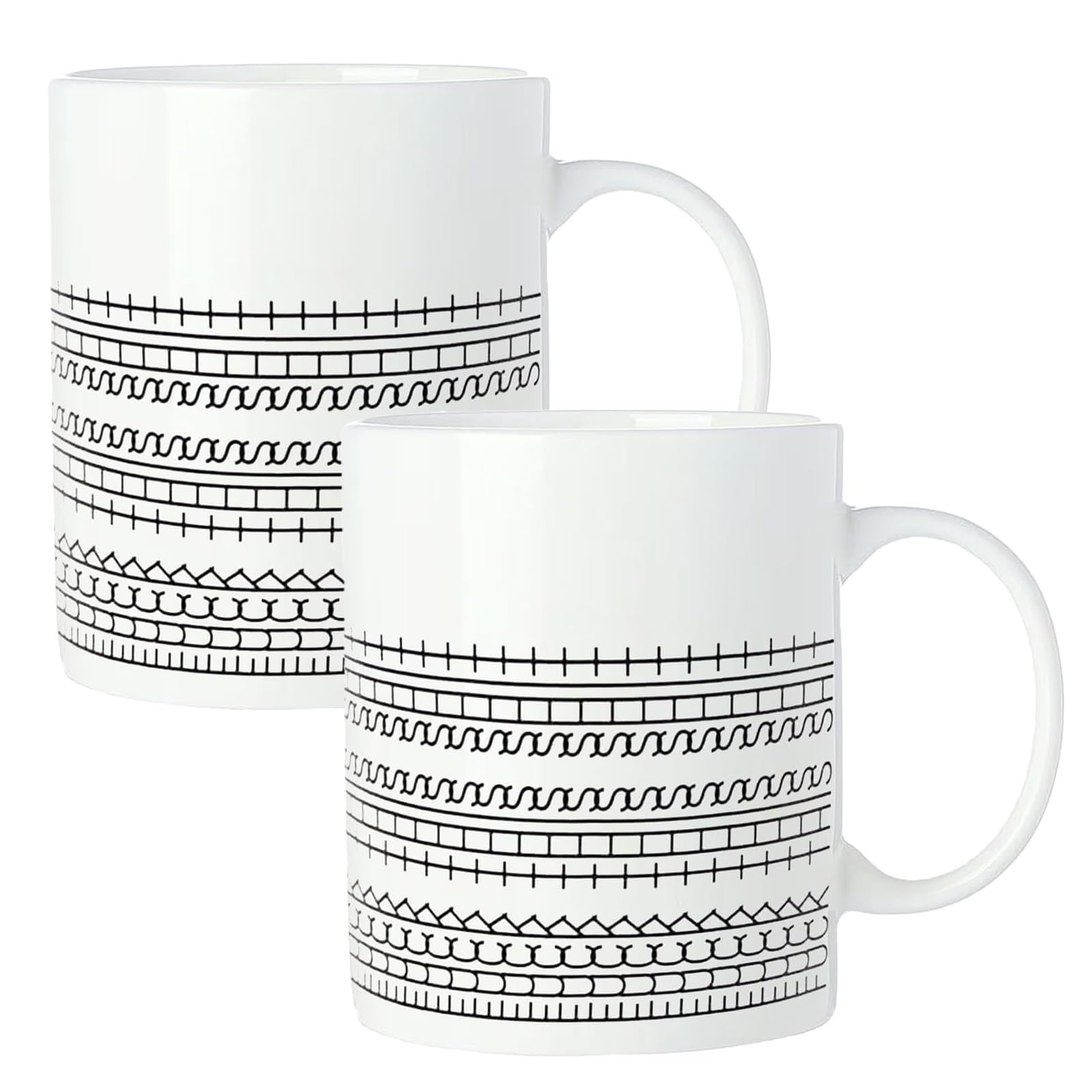 Explcior Fuck This Shit Mug, Hidden Tea Cup, 10oz Hidden Message Coffee Mug, Novelty Creativity Funny Ceramic Coffee Lover Gift, Unique Humor Adult Drink Cup for Work Bestie,Friend,Coworker(2pcs)