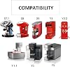 Illy Refillable Capsules for Illy Stainless Steel Filter Capsule for ILLY X9 x 8 X7.1 Y5 Y3 Y1.1 (Capsule + Tamper + Powder Filler)