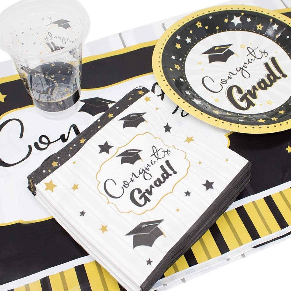 JOYIN 72 Pcs Graduation Cups Plastic 2023 Congrats Grad Plastic Cups for Graduation School Party Supplies Party Favor
