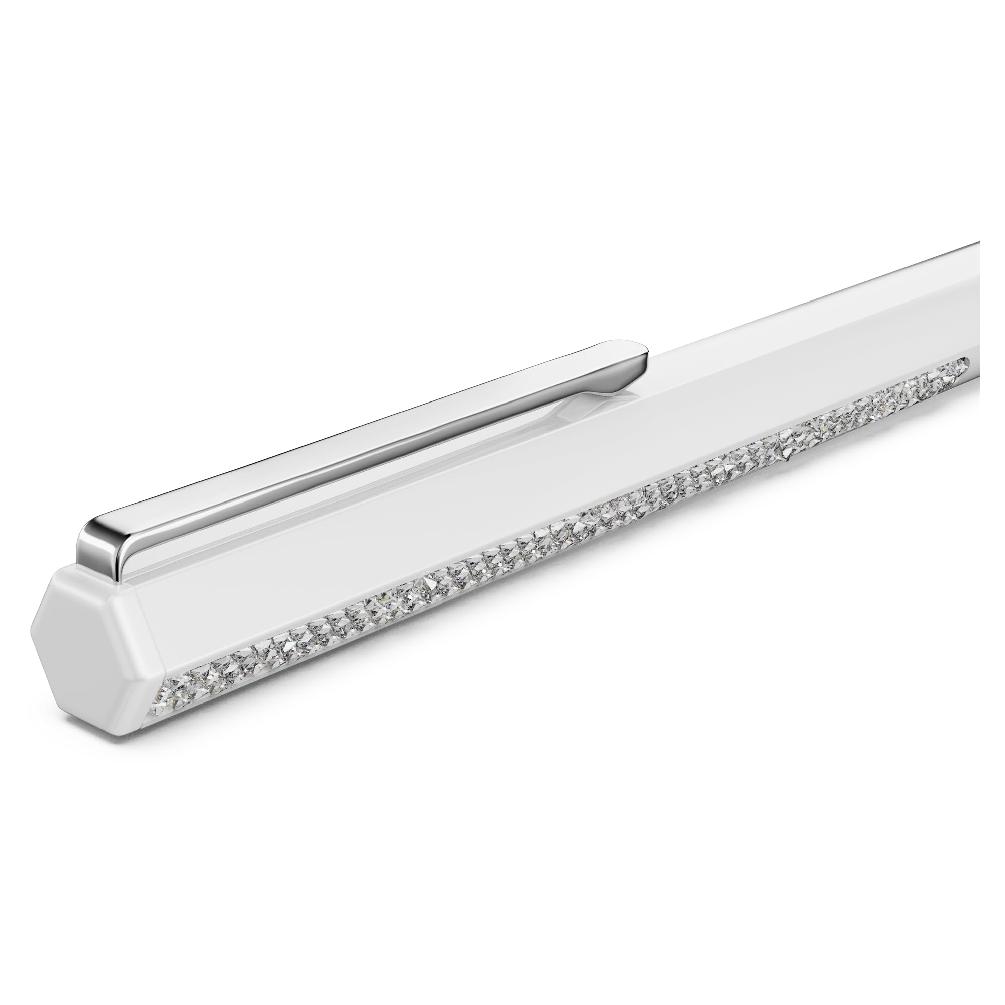 Swarovski Crystal Shimmer ballpoint pen White lacquered Chrome finished — view 4