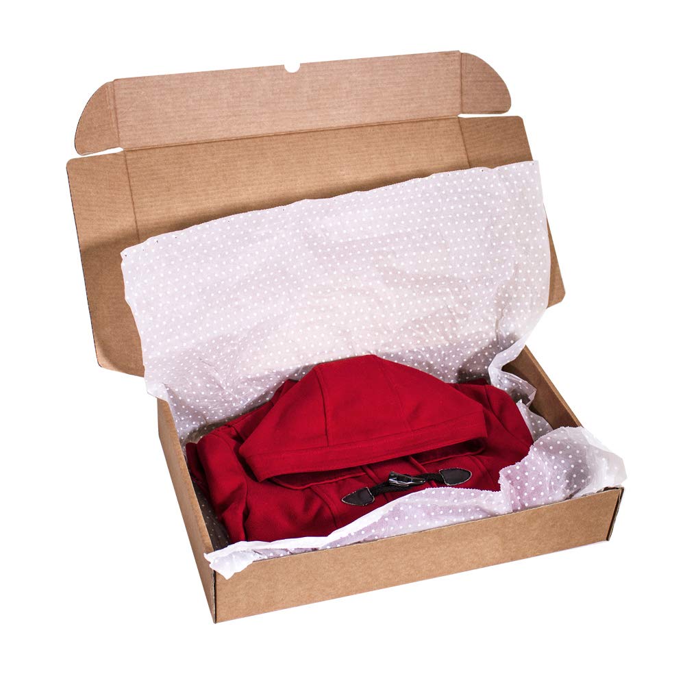 Lot de 20 boîtes en carton kraft auto-montables avec couvercle – Double paroi, résistantes pour expéditions, e-commerce et services de messagerie avec des mesure 42x30x10 cm