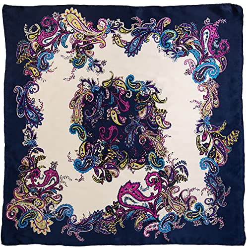 Wyoming Traders Frenzy Silk Charmeuse Silk Wild Rag Scarf