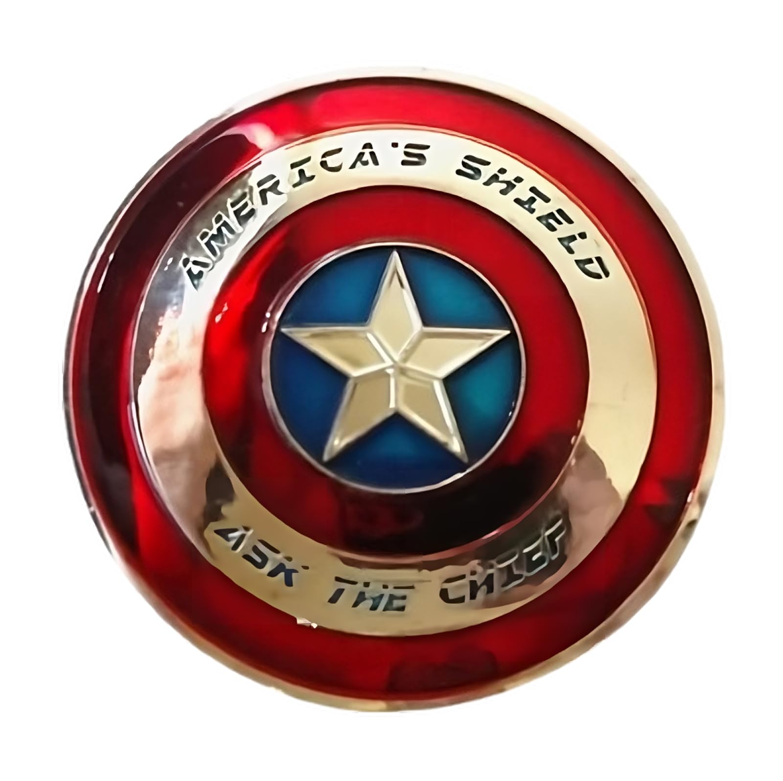 America’s Shield Ask The Chief USN Navy CFO Pride Red Blue Silver Coin