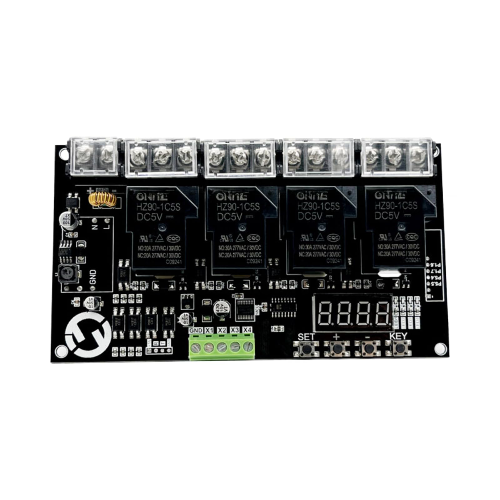 Module relais temporisé 7-27VDC interrupteur à retardement programmable 12V 24V