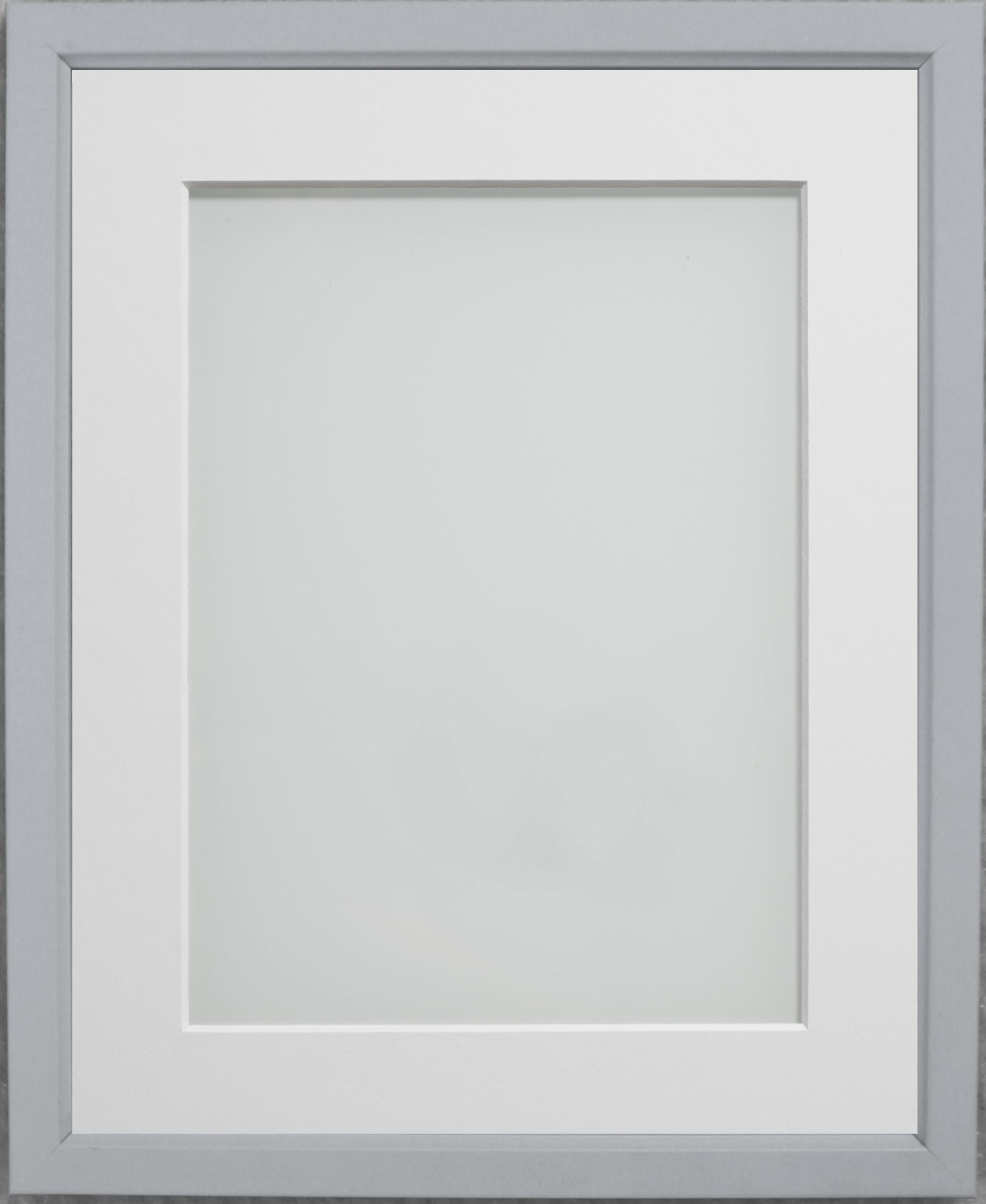 Frame Company Grey Drayton Range A4 Picture Photo Frame With White Mount For Image Size A5
