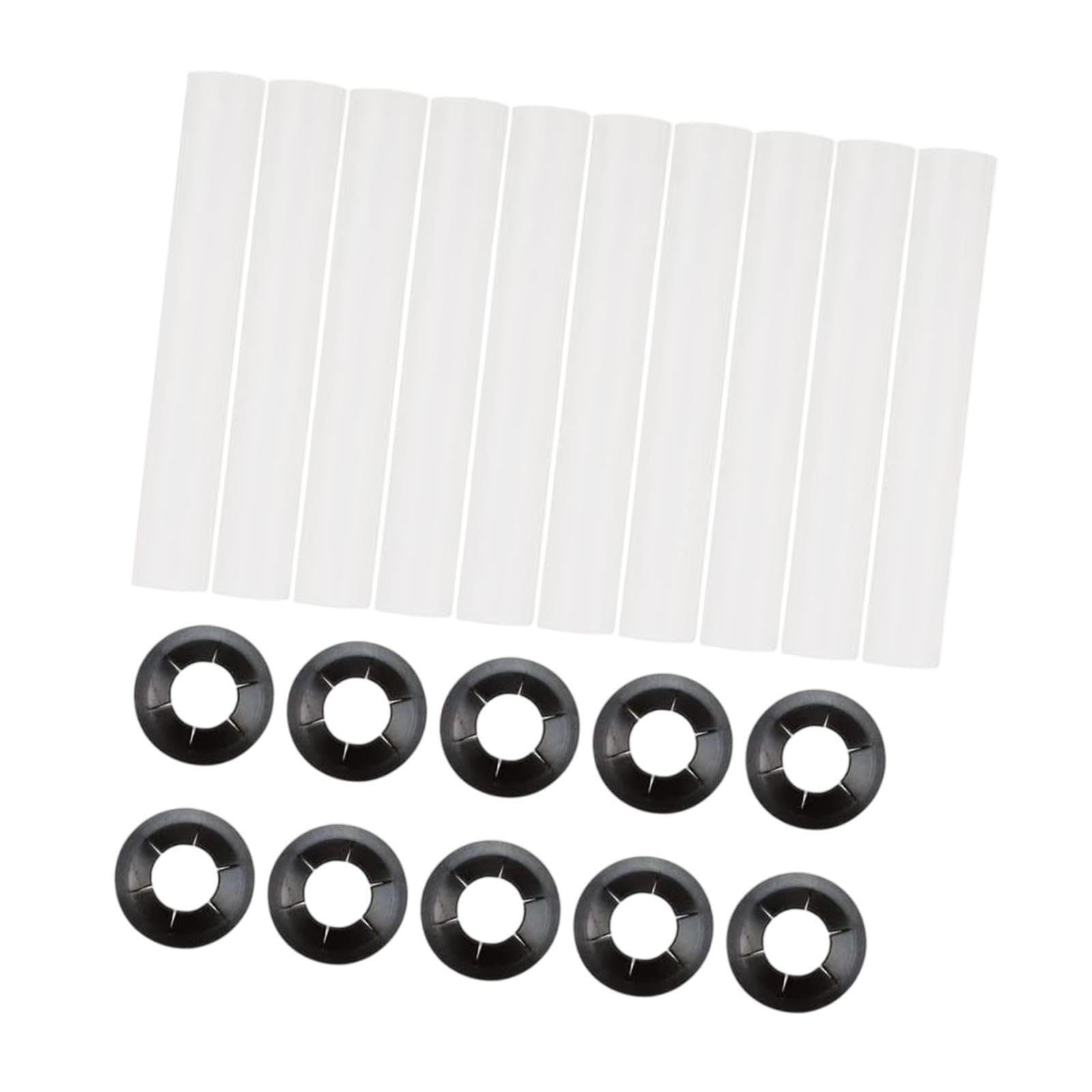 Pixzcsa Garage Door Roller Component Bearings High Load Quiet Hinge Sleeves Easy Installation For Gasket Replacement Tasks Roller Shaft Gaskets Garage Track