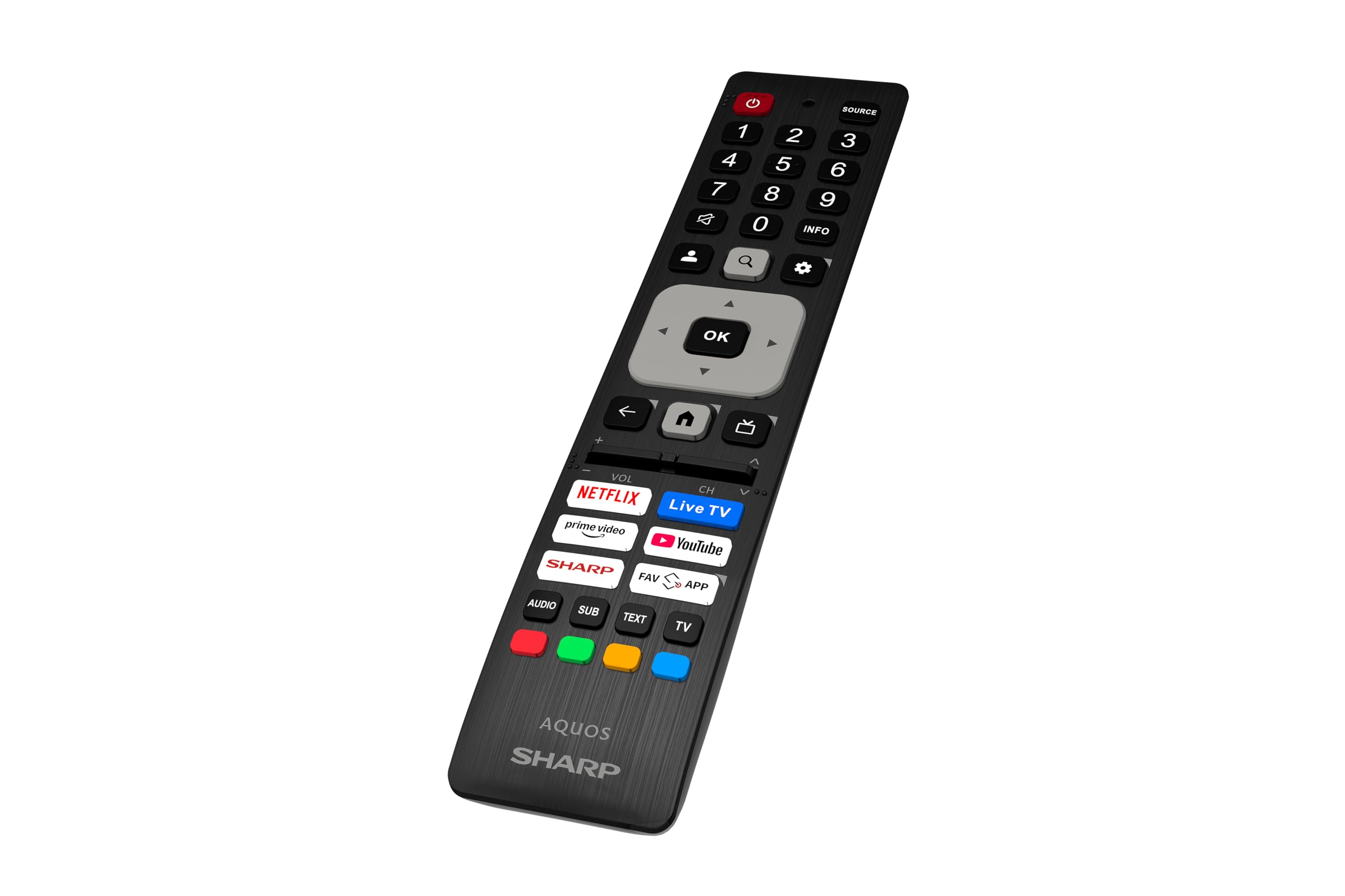 SHARP 24HF2365E – Google TV, 24" HD, Rahmenlos, 60 Hz, Bluetooth, Ton 2x3 W, HDMI x3, USB x2, Farbe Schwarz [Energieklasse E]