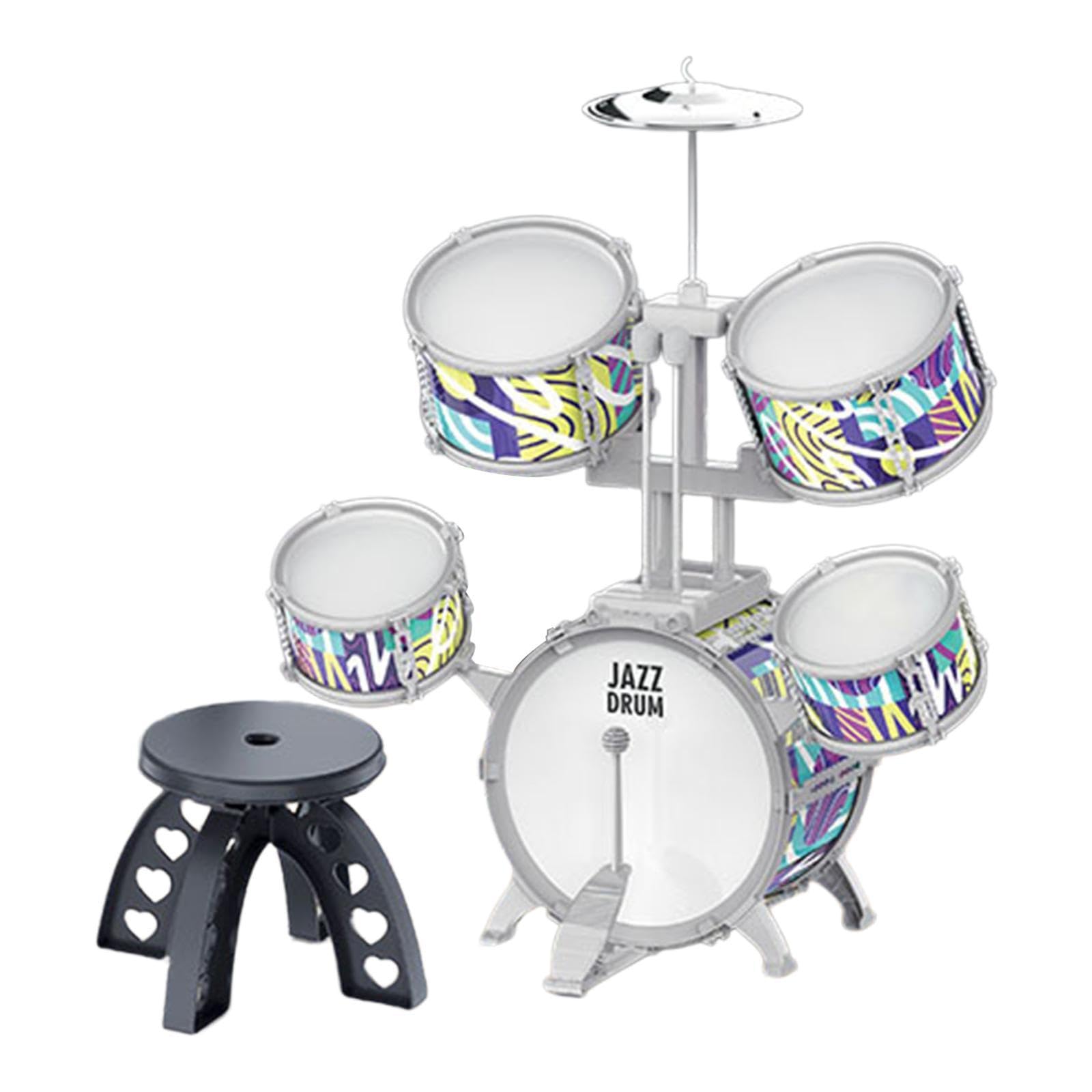 Amazon | TTETTZ 子供用ドラムセット 知育玩具 4～14歳 PVC製 楽器