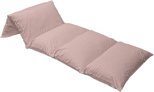 Miniatura 4 de Lunarable Funda para almohada de suelo de damasco, patrón femenino adornado victoriano, hojas florales repetidas y rizadas repetidas, funda de tela