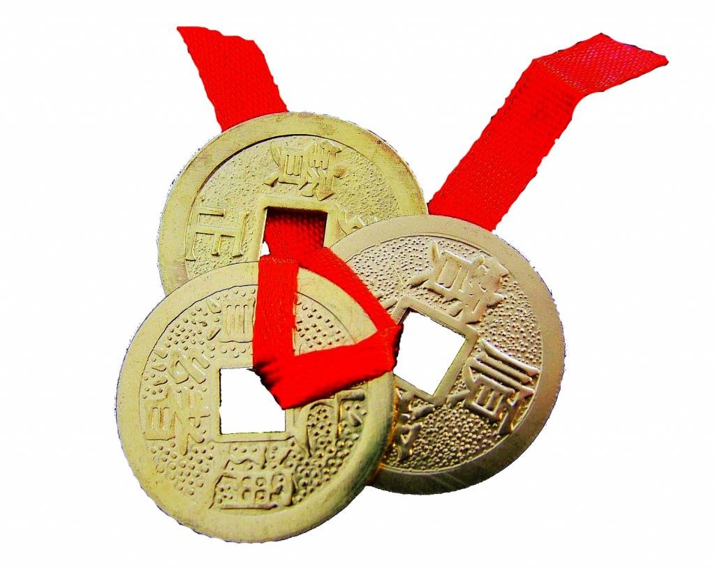 Petrichor Feng Shui Luck Copper Coin (3 Coins in 1 Set - Total 4 Sets Included)